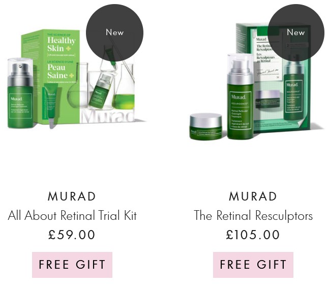 Murad Retinal Kits at Space NK