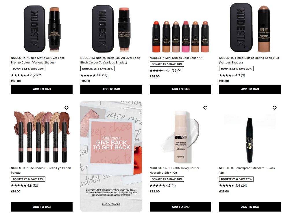 20% off NUDESTIX at Cult Beauty 20% off NUDESTIX at Cult Beauty