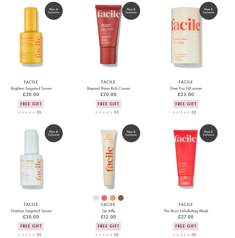 Facile has landed at Space NK Facile has landed at Space NK