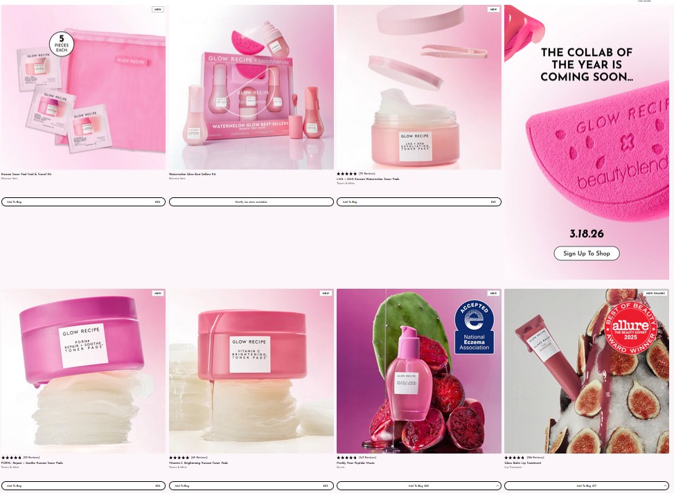 15% off sitewide at Glow Recipe 15% off sitewide at Glow Recipe