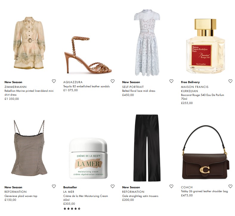 15% off Fashion & Beauty orders or 20% off orders over £300/$400 at Harvey Nichols 15% off Fashion & Beauty orders or 20% off orders over £300/$400 at Harvey Nichols