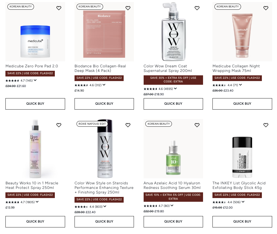 Up to 50% off selected at Lookfantastic Up to 50% off selected at Lookfantastic