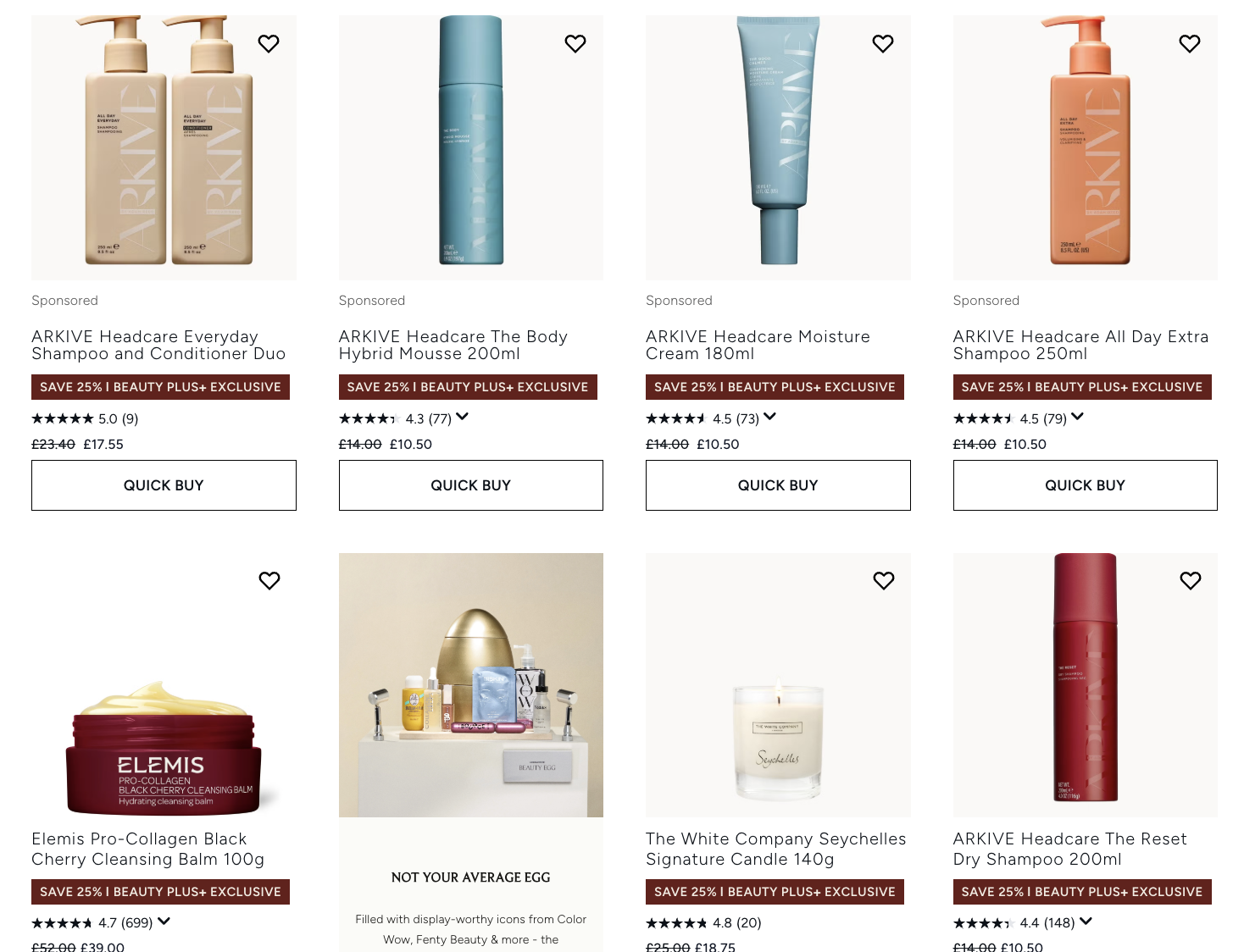 25% off selected at Lookfantastic