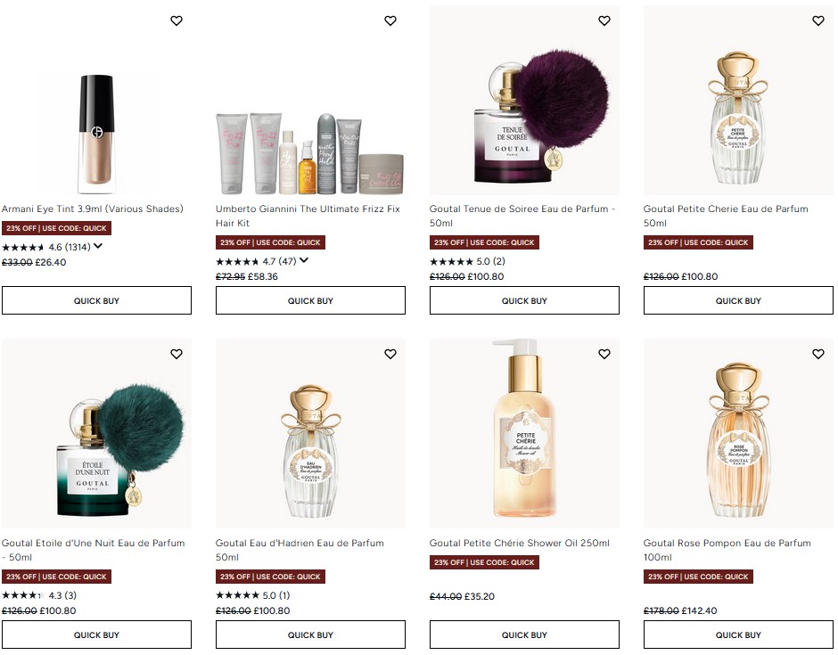 23% off selected & declining at Lookfantastic 23% off selected & declining at Lookfantastic