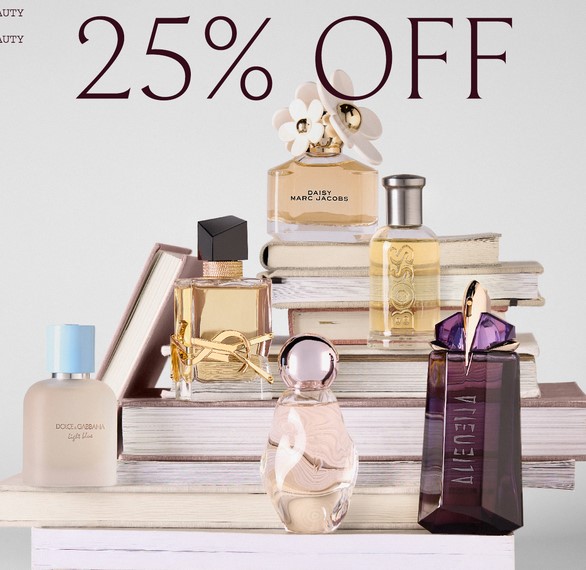 25% off selected Fragrance at Lookfantastic 25% off selected Fragrance at Lookfantastic