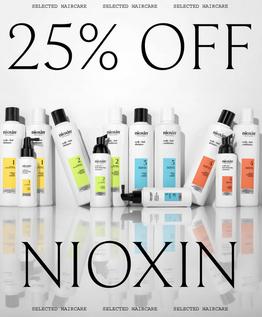 25% off Nioxin at Lookfantastic 25% off Nioxin at Lookfantastic