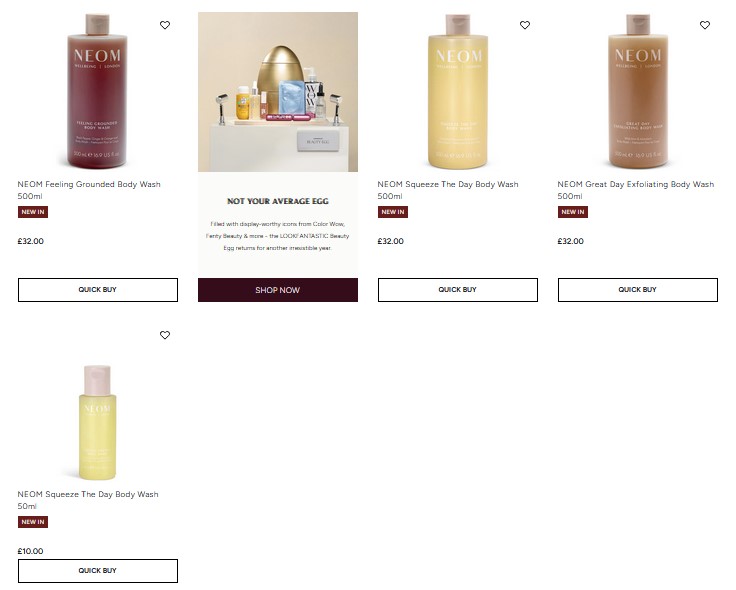 New NEOM Body Washes at Lookfantastic New NEOM Body Washes at Lookfantastic
