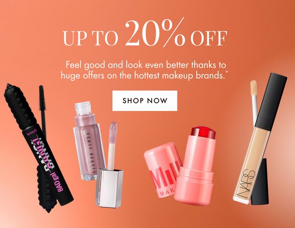 Up to 20% off Makeup at Sephora UK Up to 20% off Makeup at Sephora UK