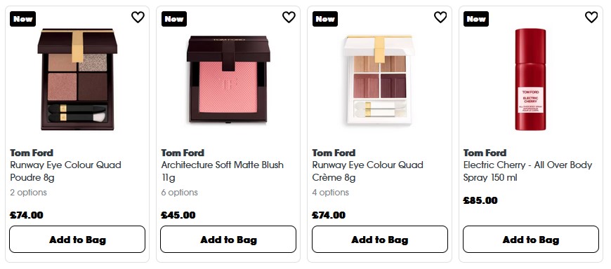 New launches from Tom Ford New launches from Tom Ford