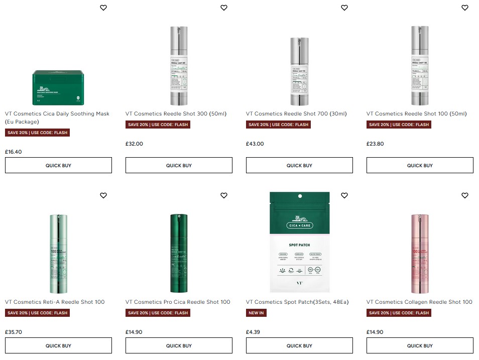 VT Cosmetics has landed at Lookfantastic VT Cosmetics has landed at Lookfantastic