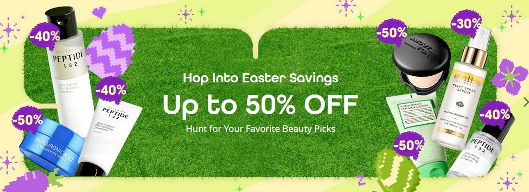 Up to 50% off selected at Yesstyle Up to 50% off selected at Yesstyle