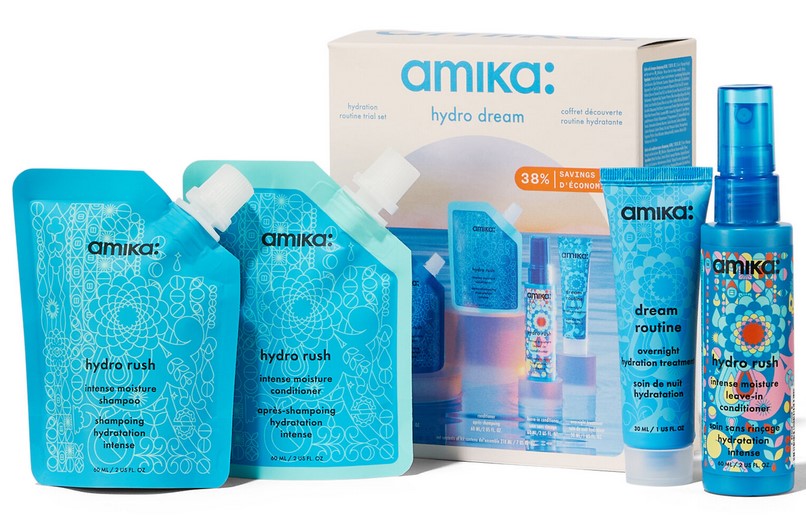 Amika Hydro Dream Hydration Routine Trial Set Amika Hydro Dream Hydration Routine Trial Set