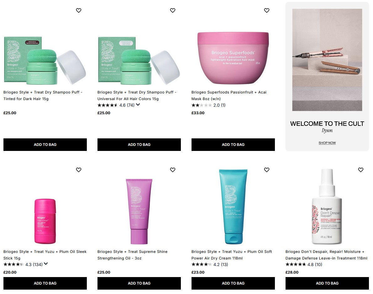 20% off Briogeo at Cult Beauty 20% off Briogeo at Cult Beauty