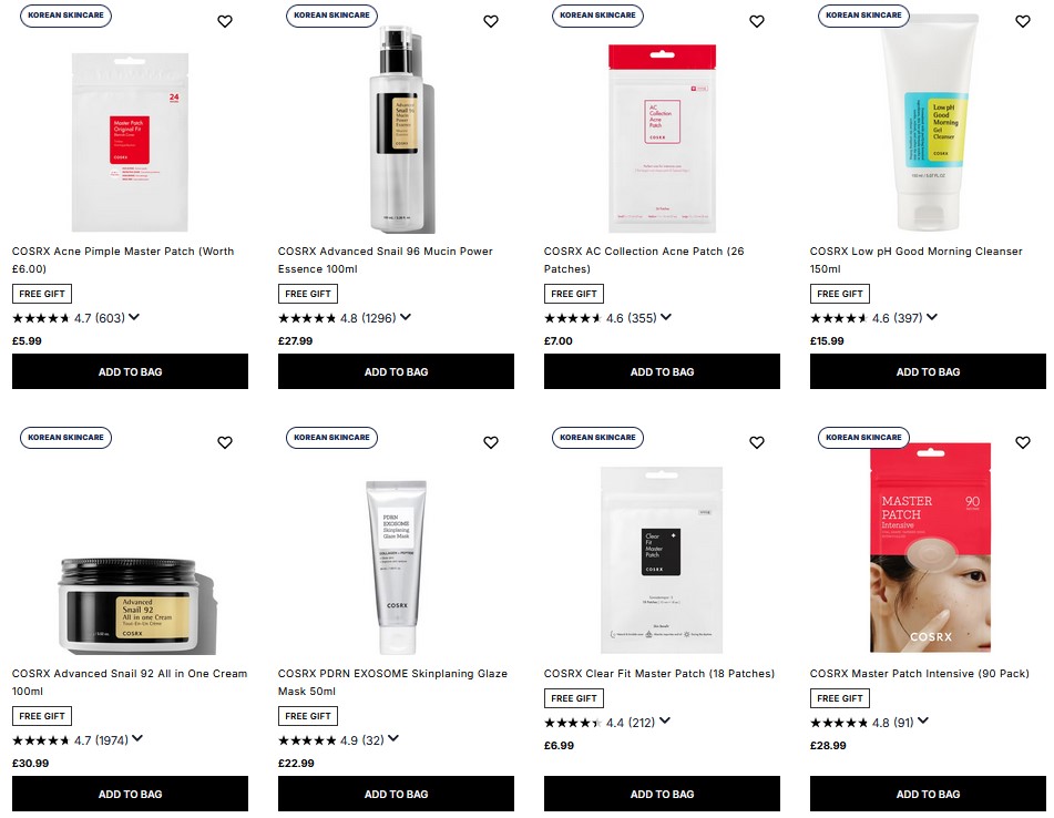 20% off COSRX at Cult Beauty 20% off COSRX at Cult Beauty