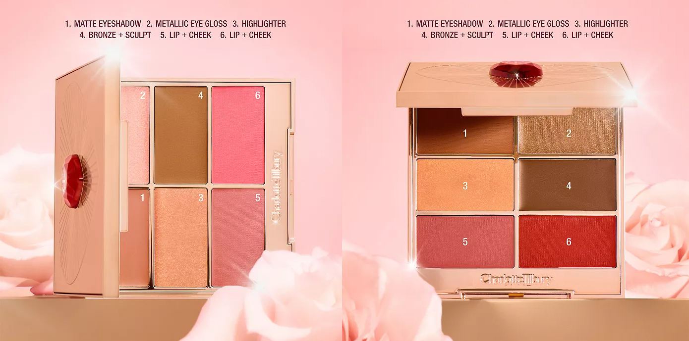 Charlotte Tilbury Love at First Swipe Multi Glow Face Palettes Charlotte Tilbury Love at First Swipe Multi Glow Face Palettes