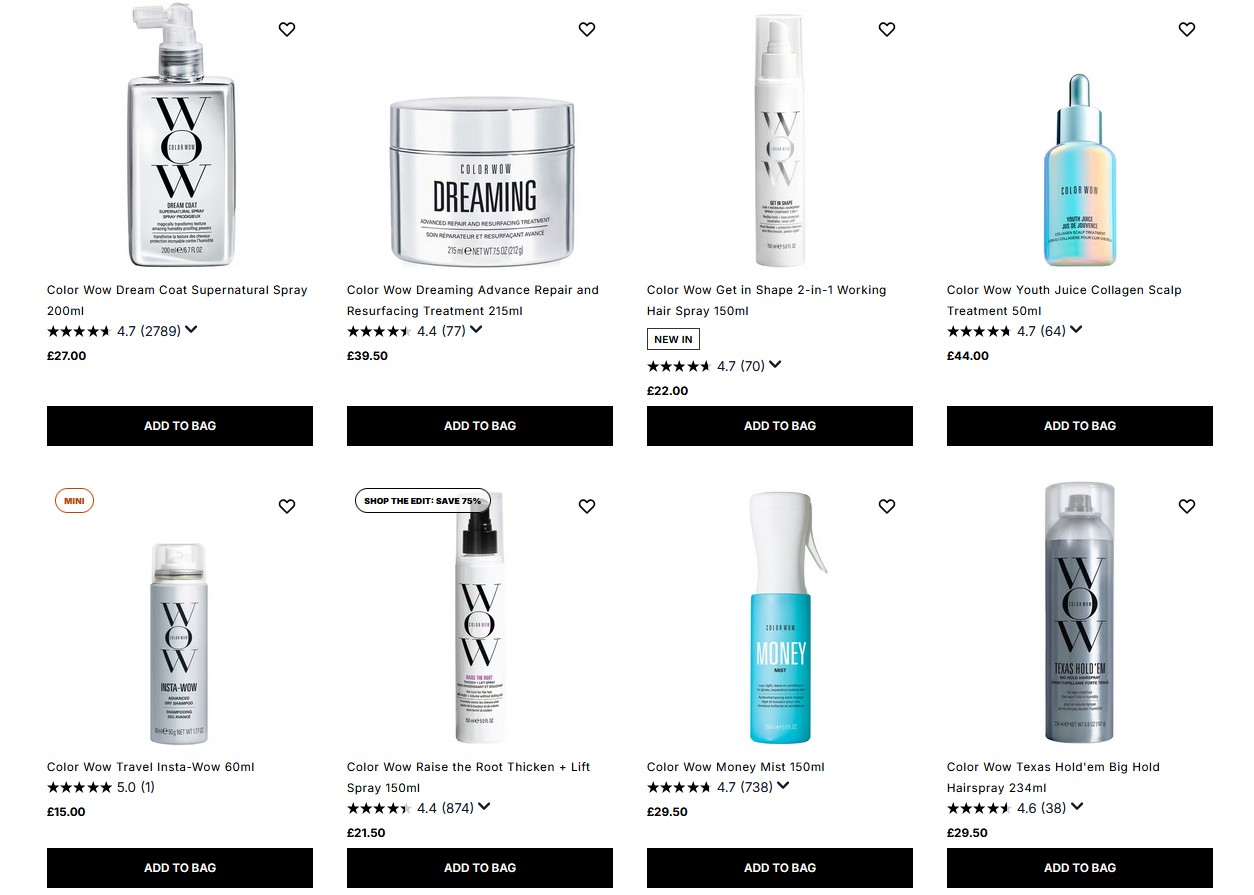 20% off Color Wow at Cult Beauty 20% off Color Wow at Cult Beauty