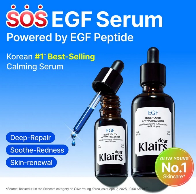 Dear, Klairs EGF Blue Youth Activating Drop Dear, Klairs EGF Blue Youth Activating Drop