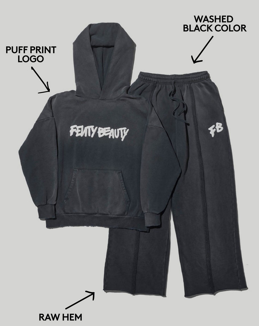 Fenty Beauty Oversized Unisex Hoodie and Sweatpants Fenty Beauty Oversized Unisex Hoodie and Sweatpants
