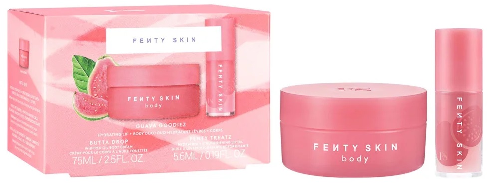 Fenty Skin Guava Goodiez Lip + Mini Set - Guava Getaway Fenty Skin Guava Goodiez Lip + Mini Set - Guava Getaway