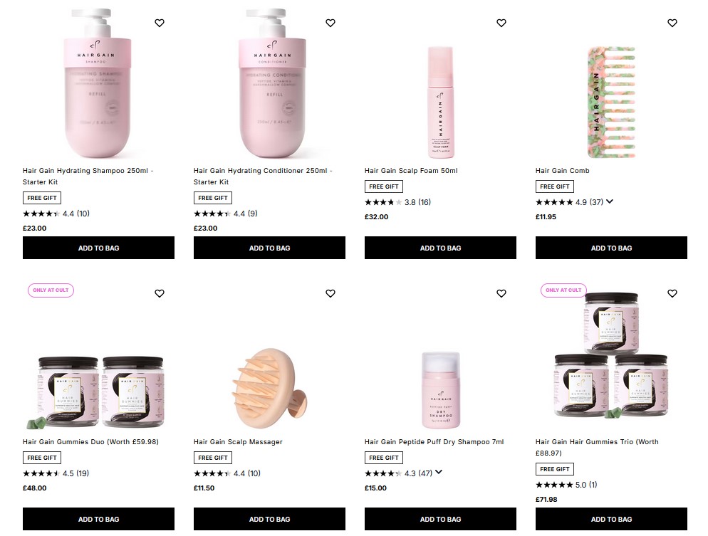 20% off Hair Gain at Cult Beauty 20% off Hair Gain at Cult Beauty