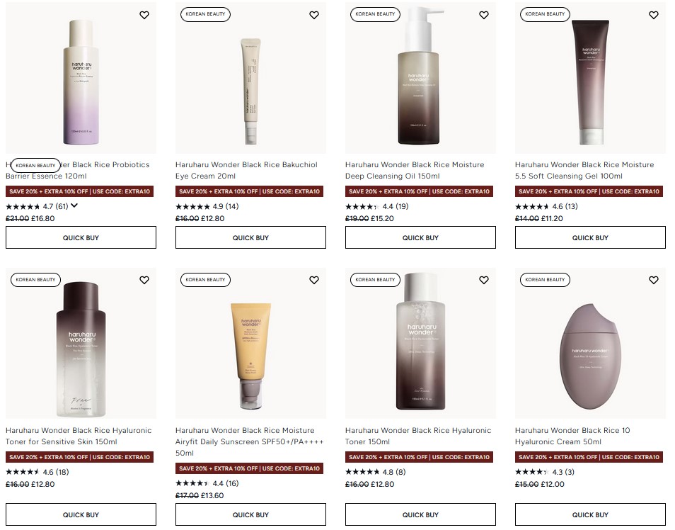 20% off Haruharu Wonder at Lookfantastic 20% off Haruharu Wonder at Lookfantastic