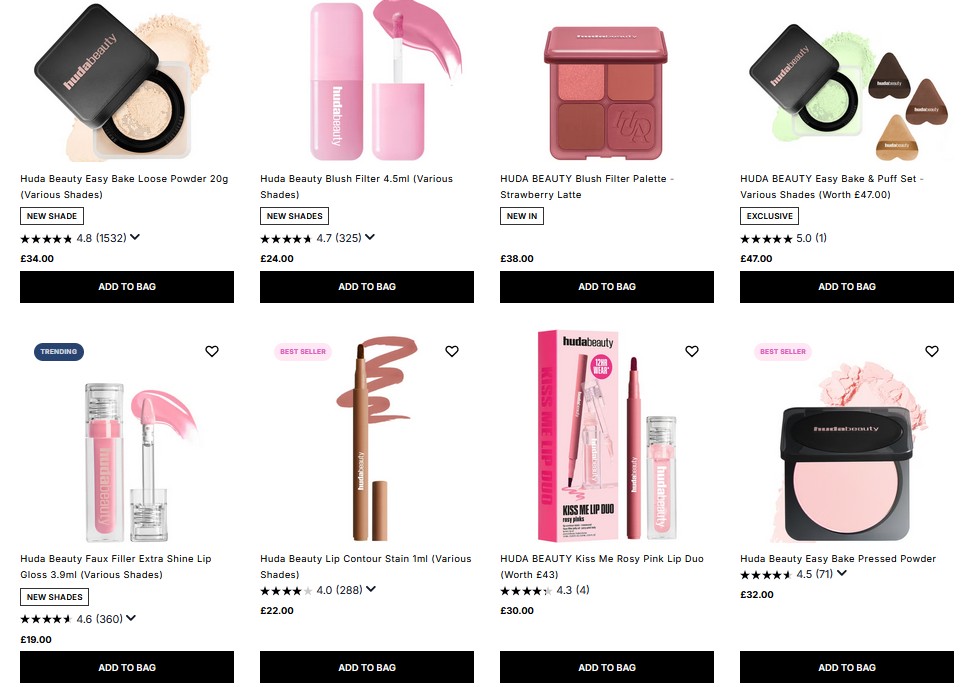 20% off Huda Beauty at Cult Beauty 20% off Huda Beauty at Cult Beauty