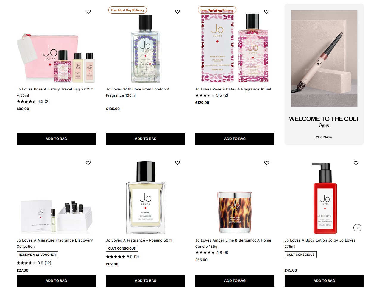 20% off Jo Loves at Cult Beauty 20% off Jo Loves at Cult Beauty