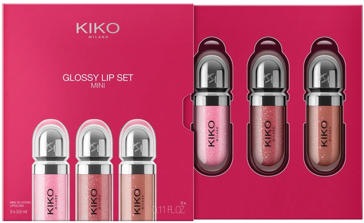 KIKO Milano Mini Glossy Lip Set KIKO Milano Mini Glossy Lip Set