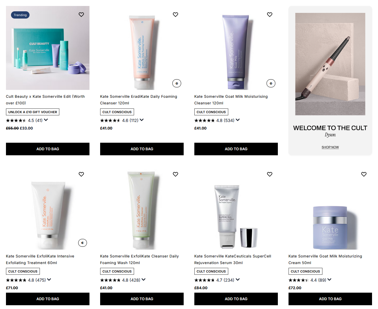 20% off Kate Somerville at Cult Beauty 20% off Kate Somerville at Cult Beauty