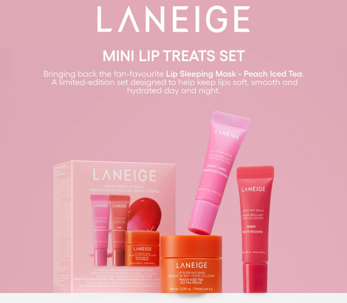 LANEIGE Mini Lip Treats (worth £36) at Lookfantastic LANEIGE Mini Lip Treats (worth £36) at Lookfantastic