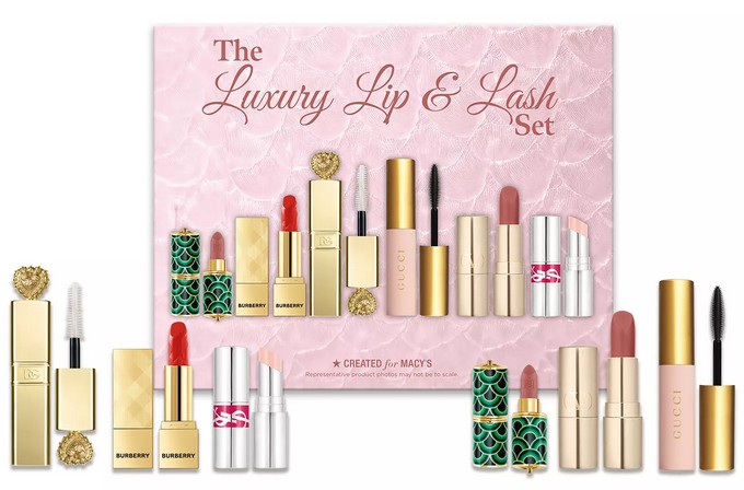 Macy’s 6-Pc. Luxury Lip and Lash Set Macy’s 6-Pc. Luxury Lip and Lash Set