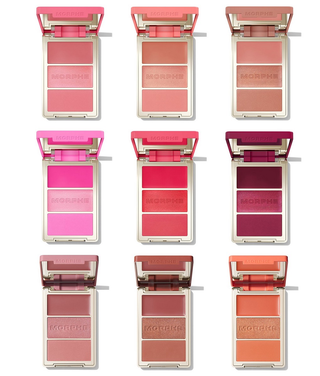 Morphe Cheek Thrills Multi-Finish Face Trio Morphe Cheek Thrills Multi-Finish Face Trio