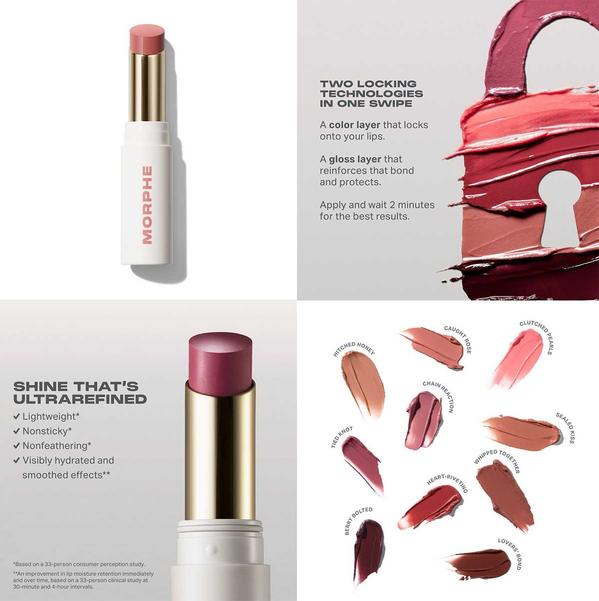 Morphe Liplock Glossy Lipstick Morphe Liplock Glossy Lipstick