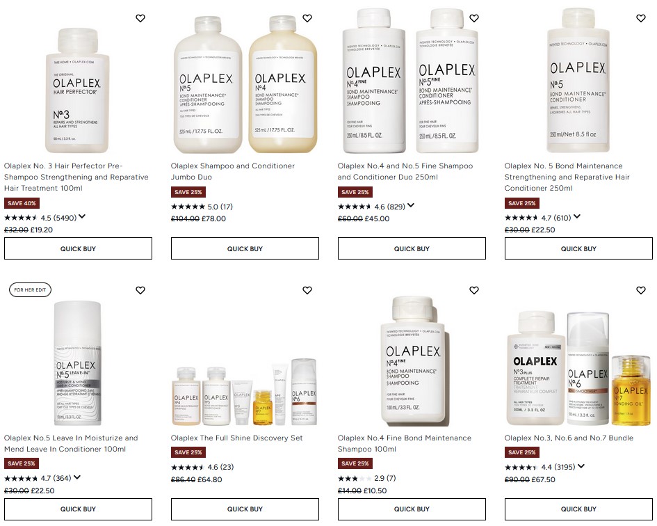 25% off Olaplex at Lookfantastic 25% off Olaplex at Lookfantastic