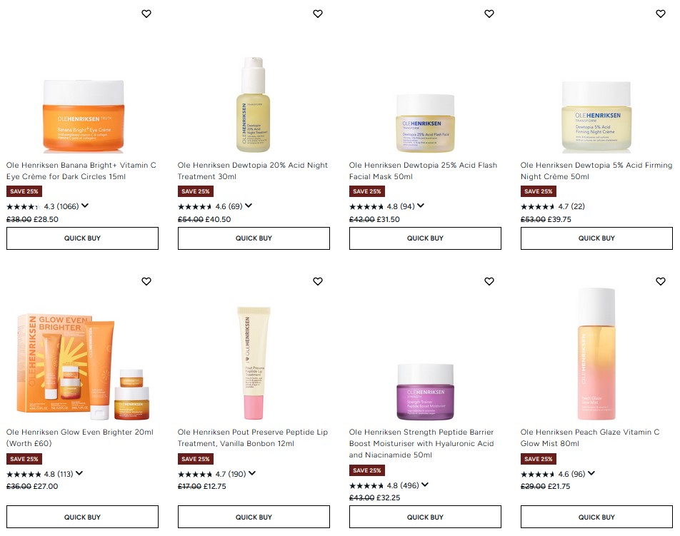 25% off Ole Henriksen at Lookfantastic 25% off Ole Henriksen at Lookfantastic