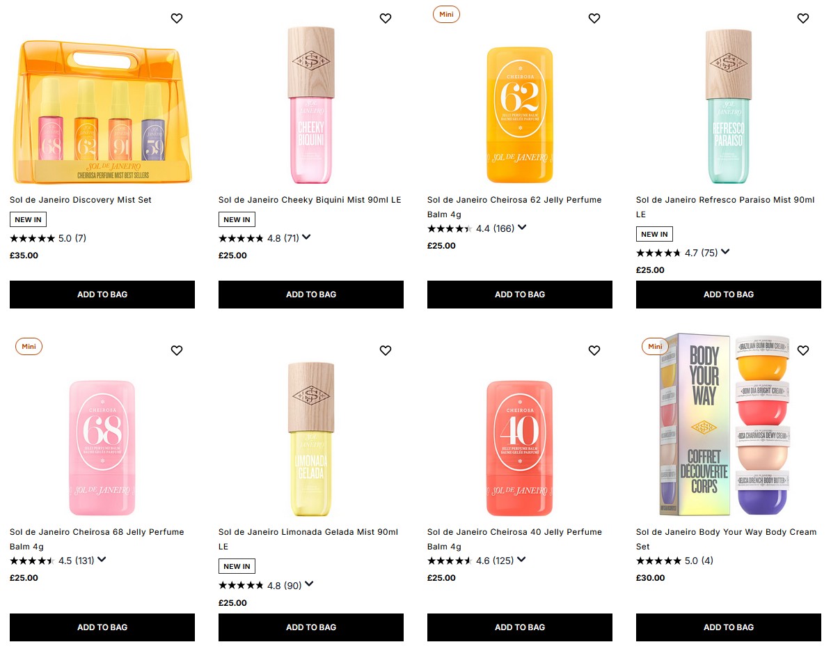 20% off Sol de Janeiro at Cult Beauty 20% off Sol de Janeiro at Cult Beauty