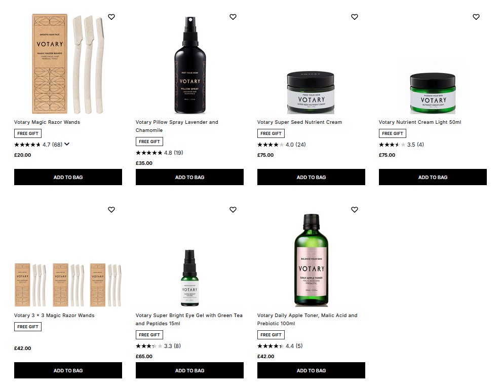 20% off Votary at Cult Beauty 20% off Votary at Cult Beauty