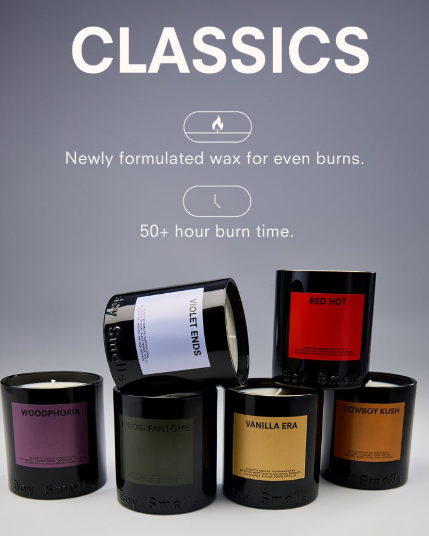 New Boy Smells Candles at Space NK New Boy Smells Candles at Space NK