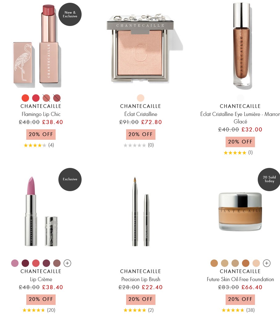 20% off Chantecaille at Space NK 20% off Chantecaille at Space NK