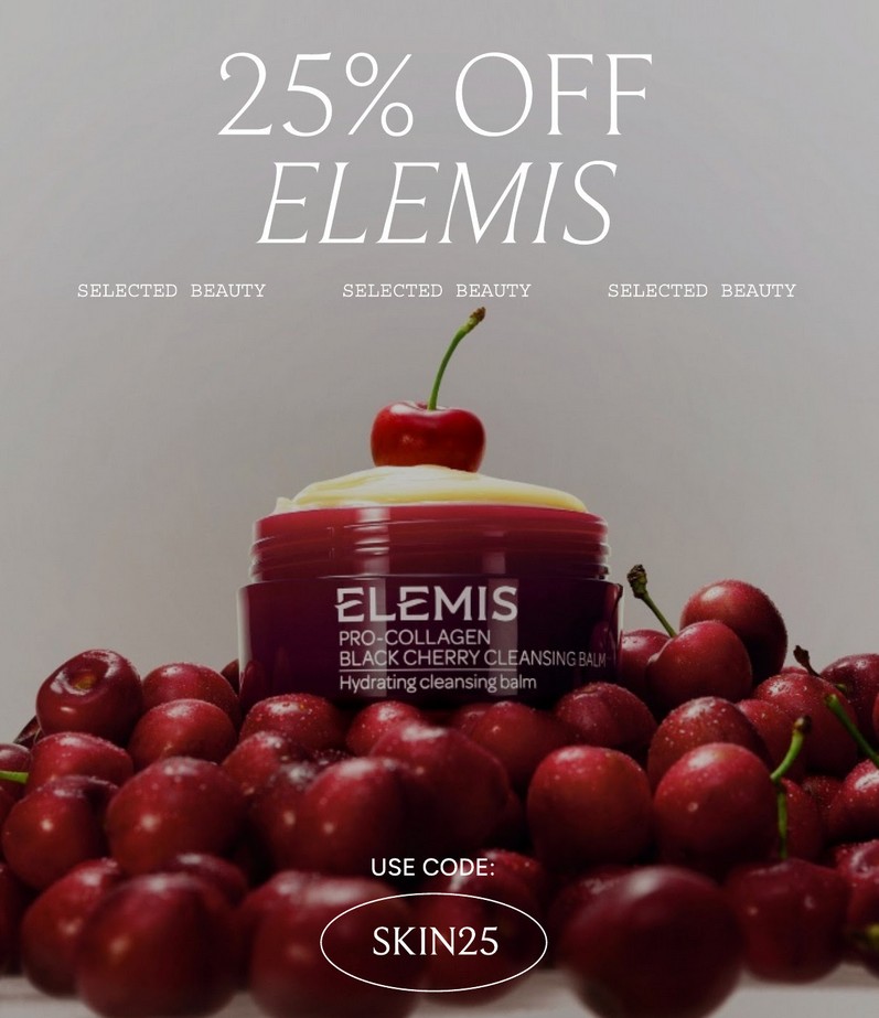 25% off Elemis at Lookfantastic 25% off Elemis at Lookfantastic