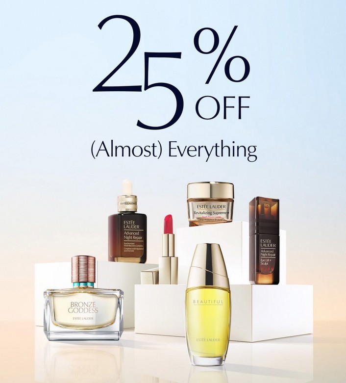 25% off sale at Estee Lauder 25% off sale at Estee Lauder