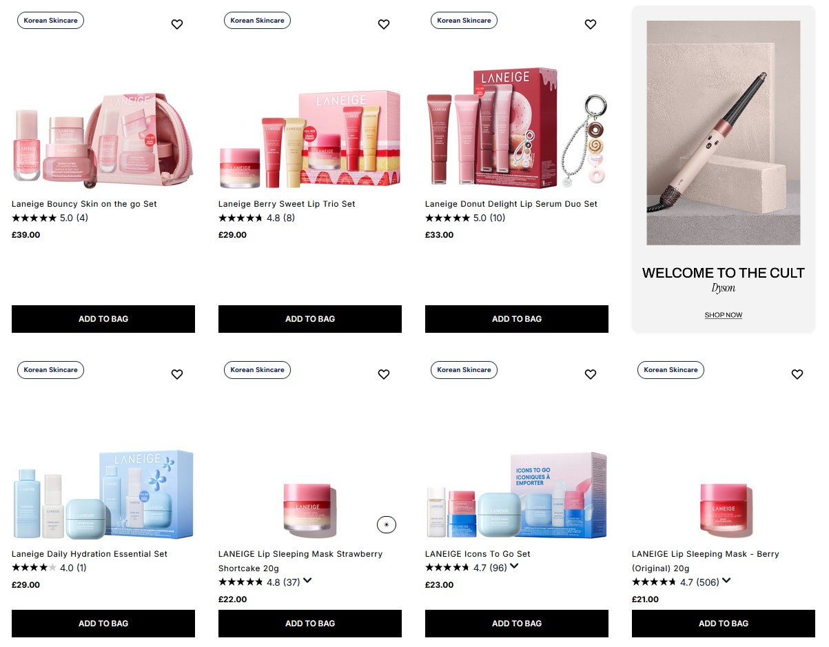 20% off Laneige at Cult Beauty 20% off Laneige at Cult Beauty