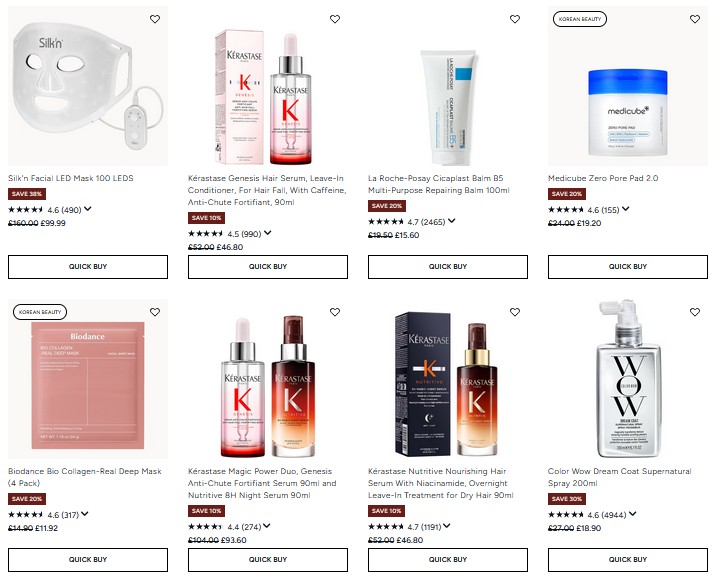 Up to 40% off selected at Lookfantastic Up to 40% off selected at Lookfantastic