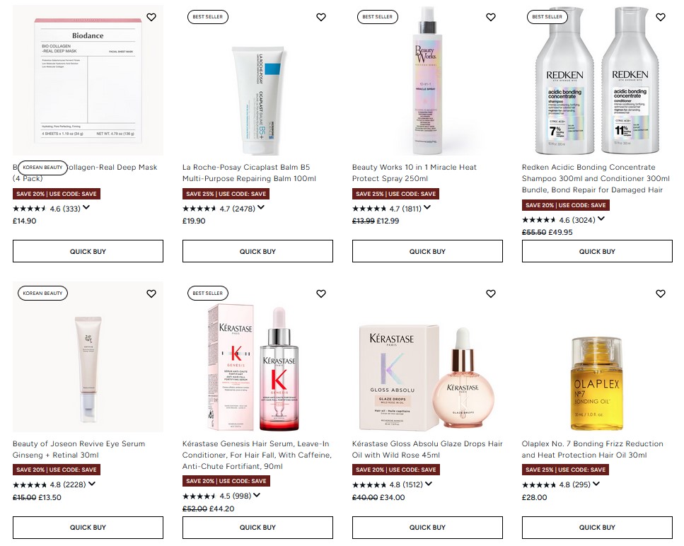 Up to 25% off selected at Lookfantastic Up to 25% off selected at Lookfantastic