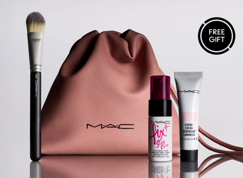 Free MAC Gift Set (worth £47) when you spend £60 Free MAC Gift Set (worth £47) when you spend £60