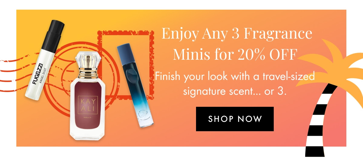 3 Fragrance Minis for 20% off at Sephora UK 3 Fragrance Minis for 20% off at Sephora UK