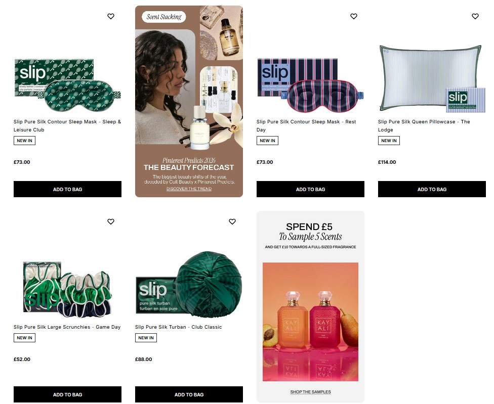 New Slip Collection at Cult Beauty New Slip Collection at Cult Beauty