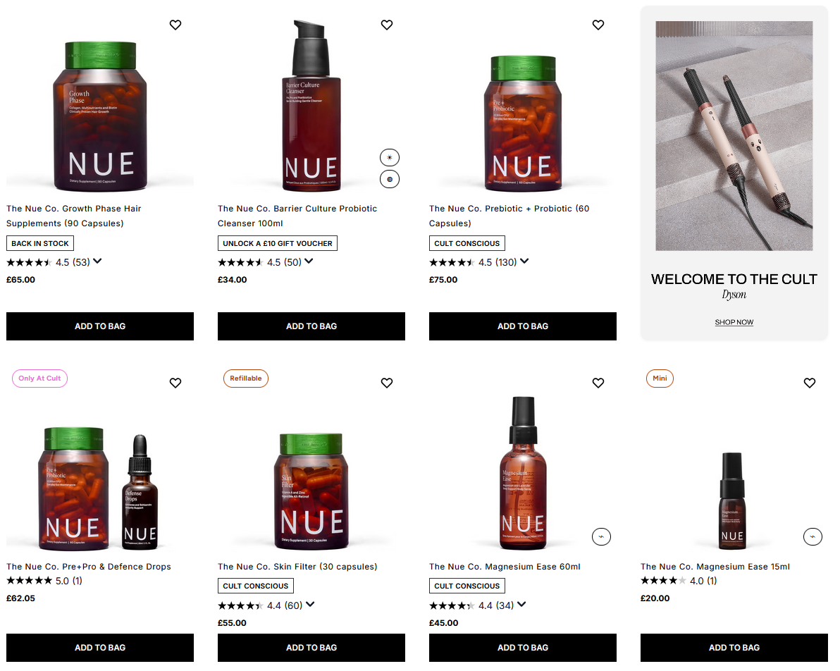 20% off The Nue Co at Cult Beauty 20% off The Nue Co at Cult Beauty