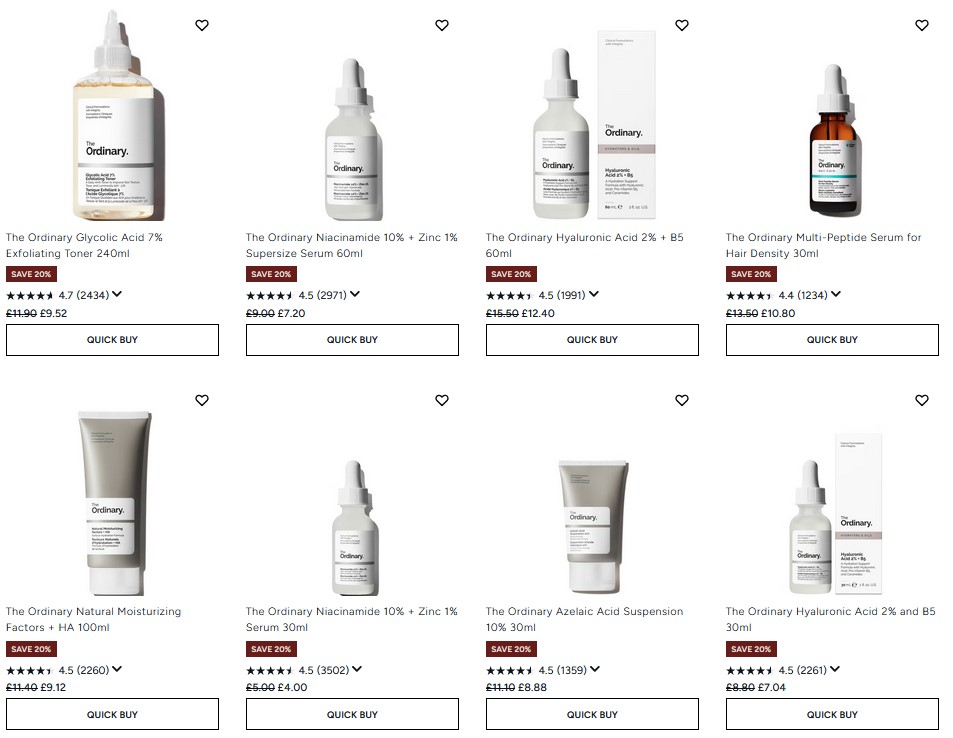 20% off The Ordinary at Lookfantastic 20% off The Ordinary at Lookfantastic