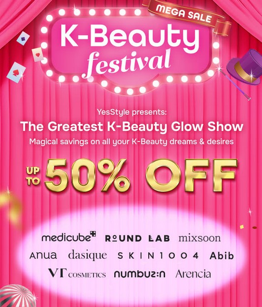 Up to 50% off selected at Yesstyle Up to 50% off selected at Yesstyle